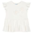 Girls White & Gold Leggings Set, 1, hi-res