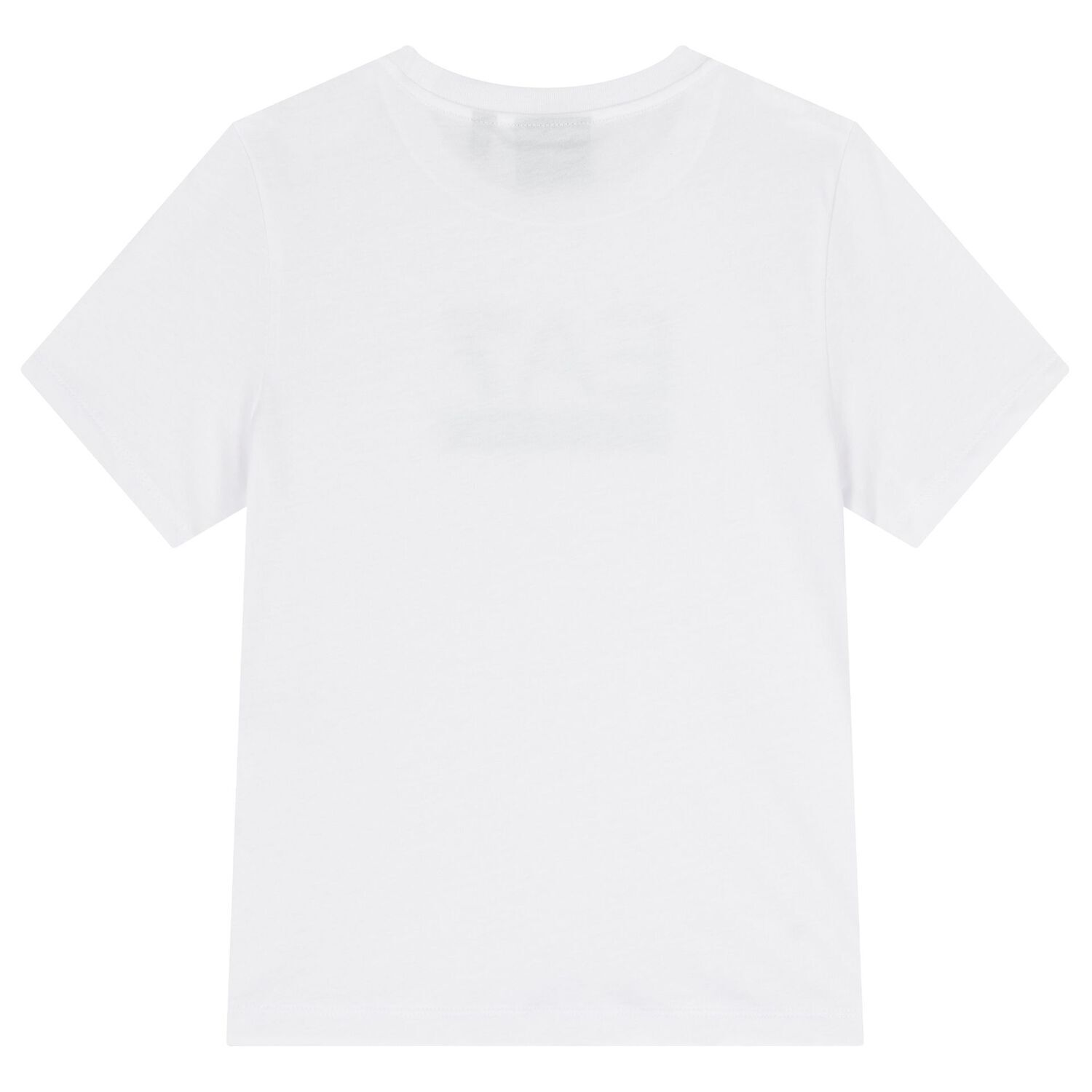Boys White Logo T-Shirt, 2, hi-res