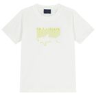 Boys White Logo T-Shirt, 1, hi-res