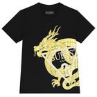 Boys Black Logo T-Shirt, 2, hi-res