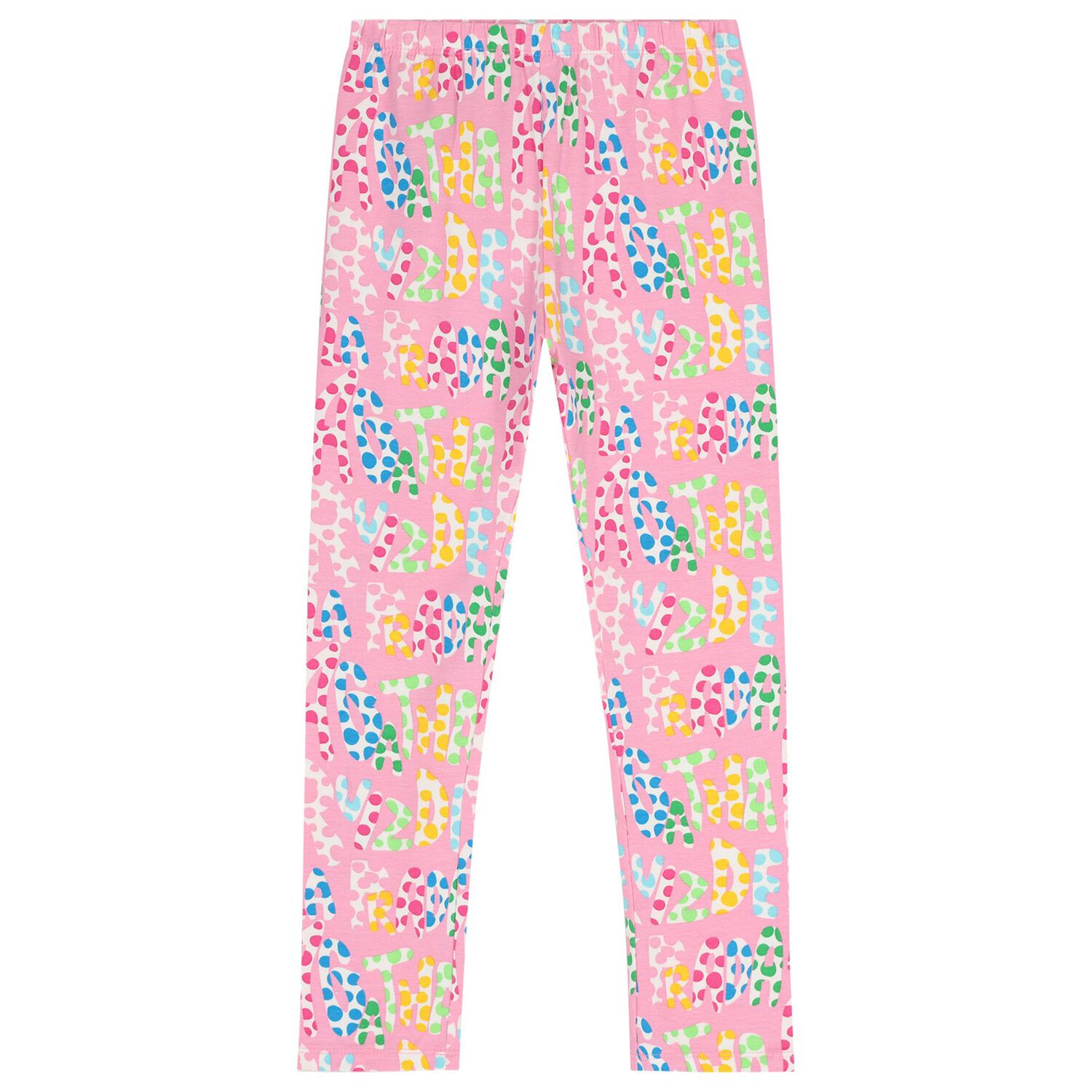 Girls Pink Logo Leggings Set, 1, hi-res