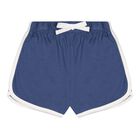 Baby Boys Navy Blue Fishing Polo Bear Shorts Set, 1, hi-res