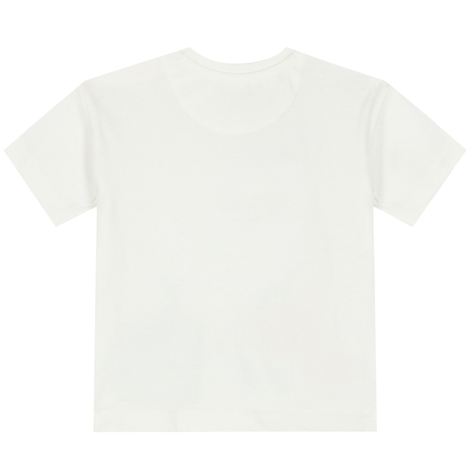 Younger Boys White Dinosaur T-Shirt, 1, hi-res