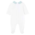 Baby Boys White Elephant Babygrow, 1, hi-res