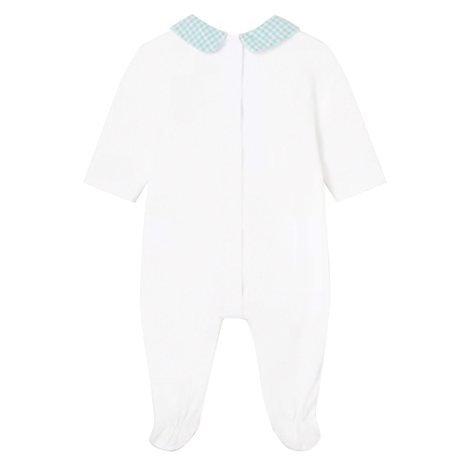 Baby Boys White Elephant Babygrow, 1, hi-res