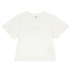 Girls Ivory Logo T-Shirt, 1, hi-res
