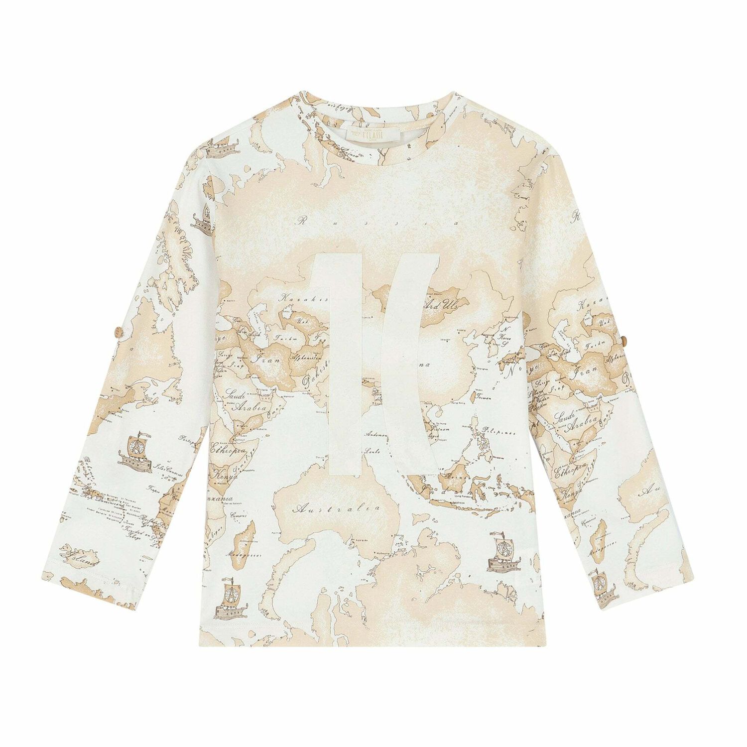 Boys Geo Map Print Logo Top, 1, hi-res
