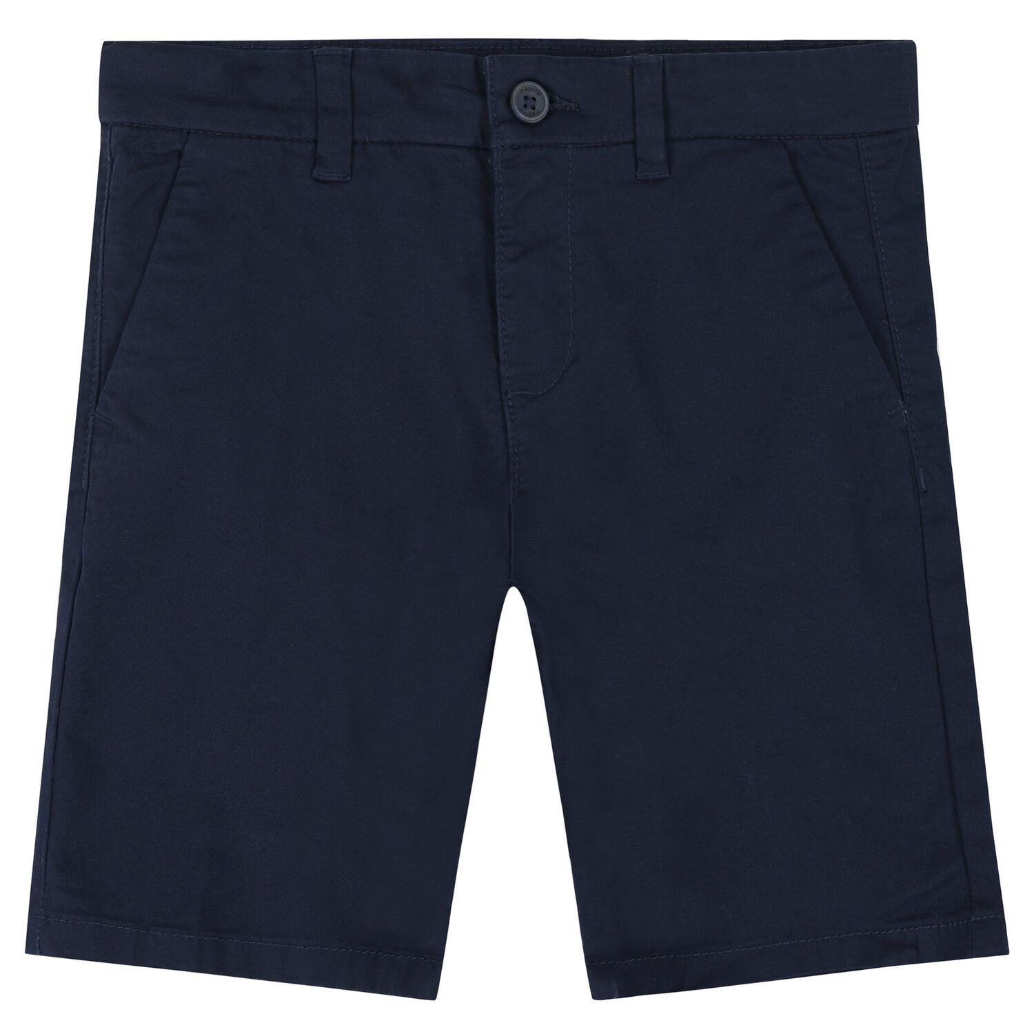 Boys Navy Blue Chino Shorts, 3, hi-res image number null