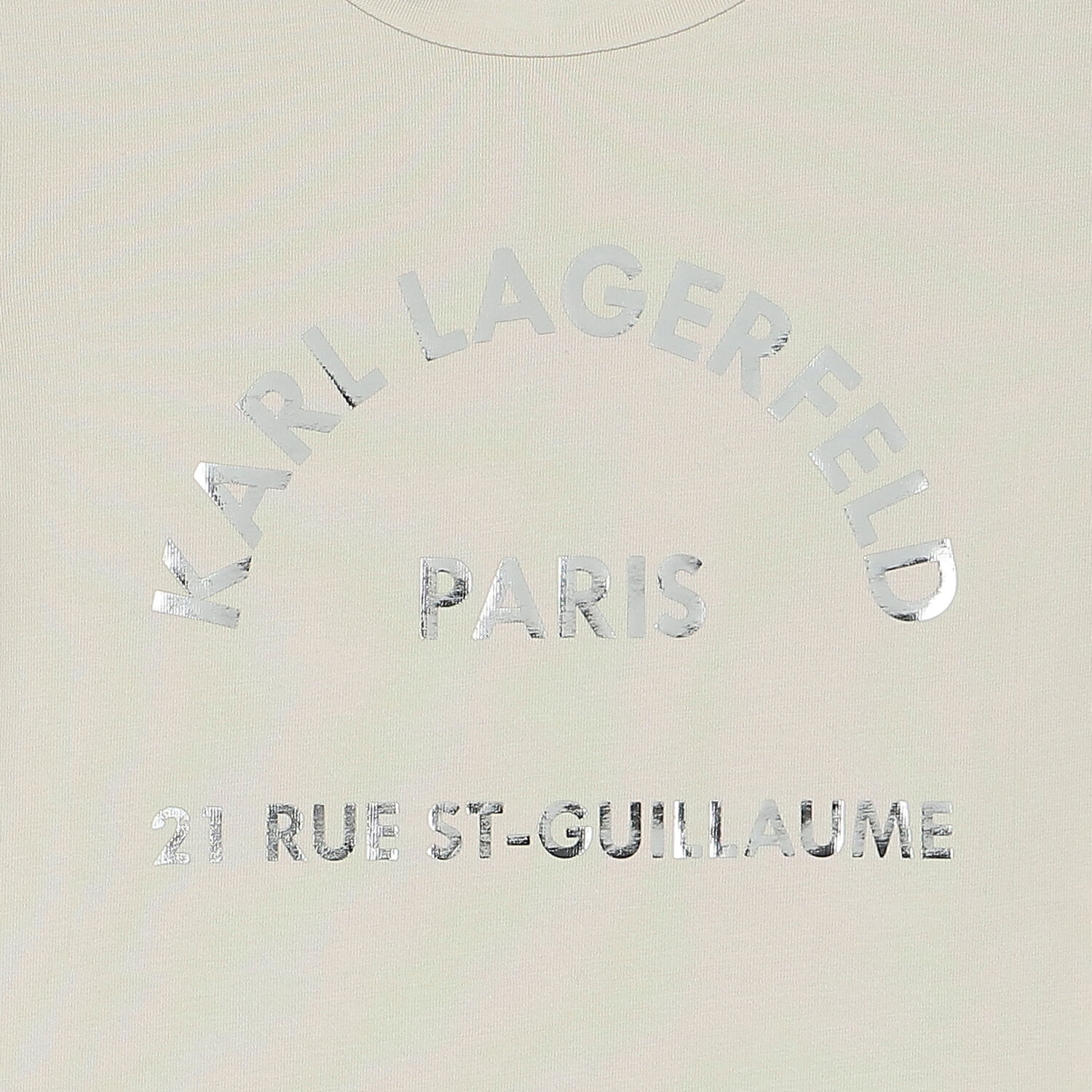 Girls Beige Logo T-Shirt, 1, hi-res