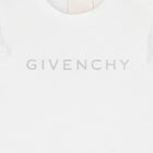 Younger Girls White Logo T-Shirt, 1, hi-res
