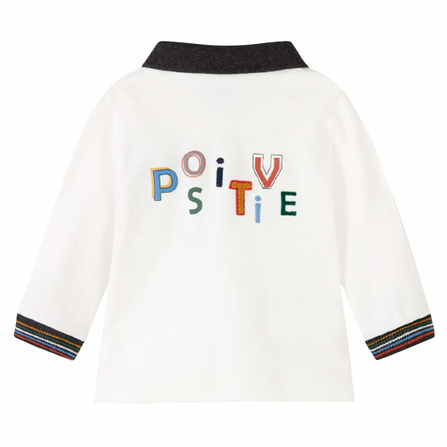 Younger Boys Ivory Logo Polo Shirt, 1, hi-res image number null