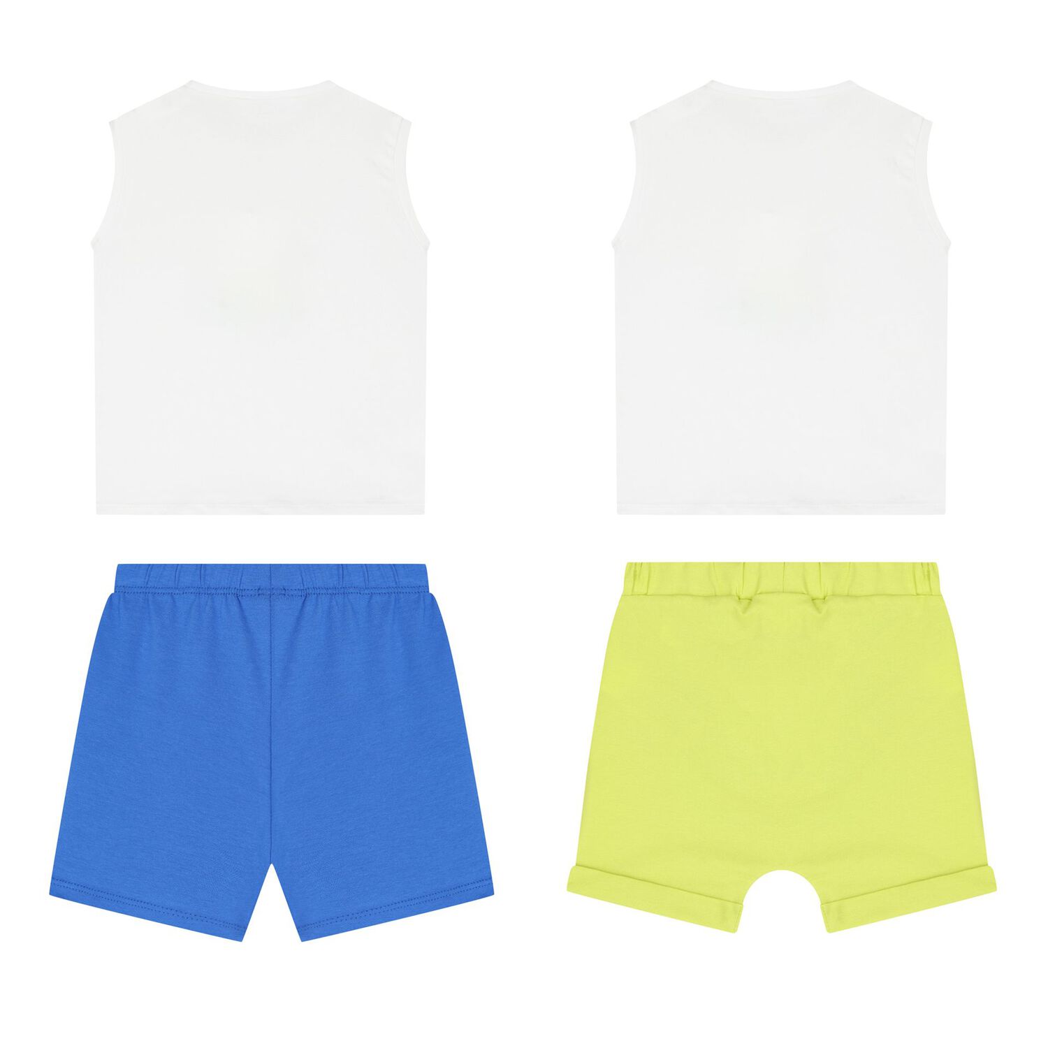Baby Boys Blue Dino Cotton Shorts Sets ( 2-Pack ), 2, hi-res image number null