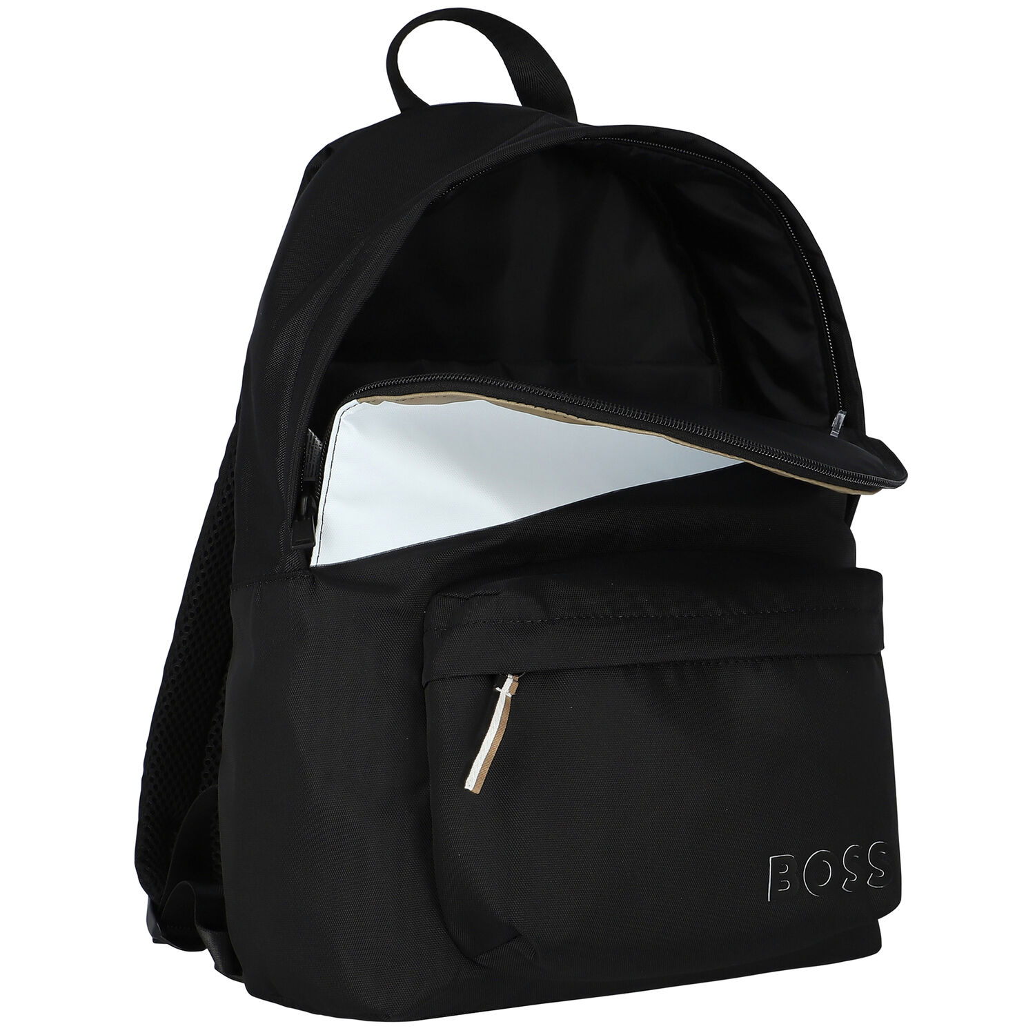 Black Logo Backpack, 1, hi-res image number null