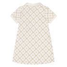 Younger Girls Ivory Logo Polo Dress, 1, hi-res