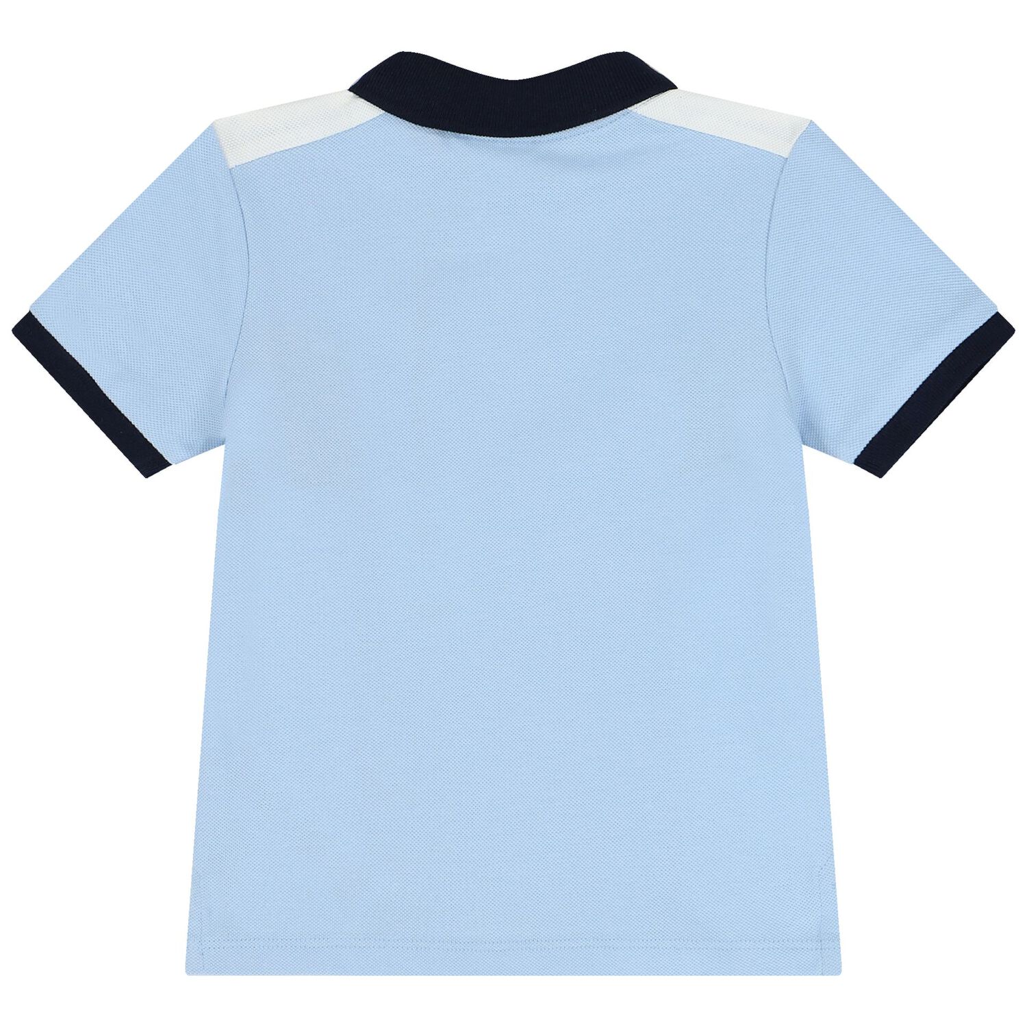 Younger Boys Blue Logo Polo Shirt, 2, hi-res image number null