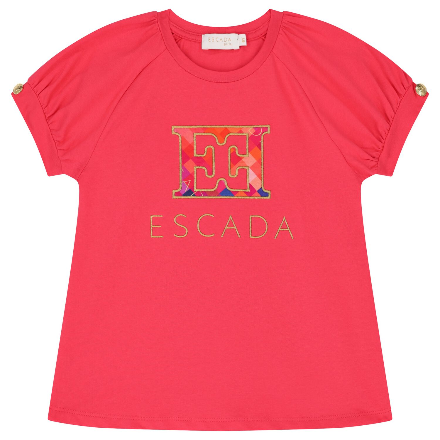 Girls Pink Logo T-Shirt, 2, hi-res
