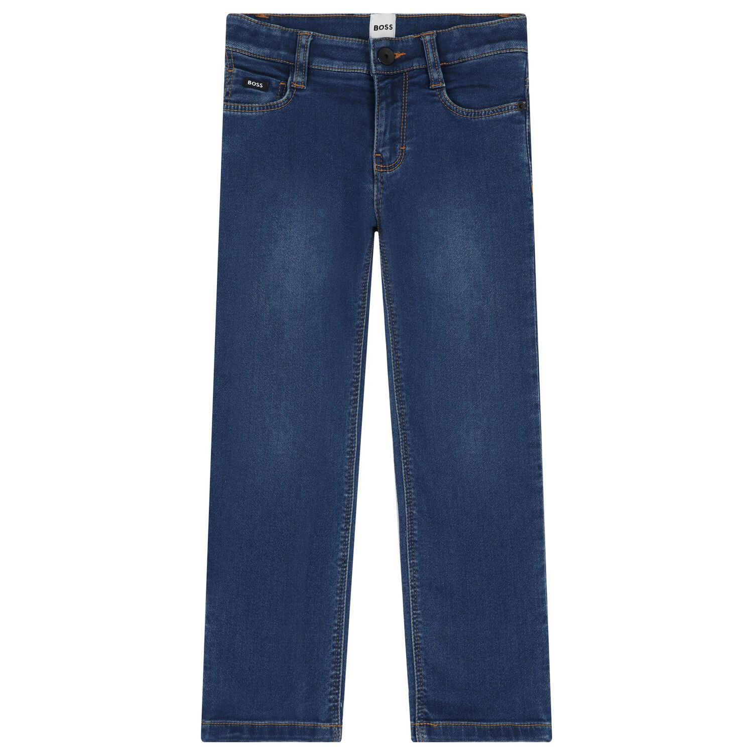 Boys Blue Denim Jeans, 1, hi-res image number null