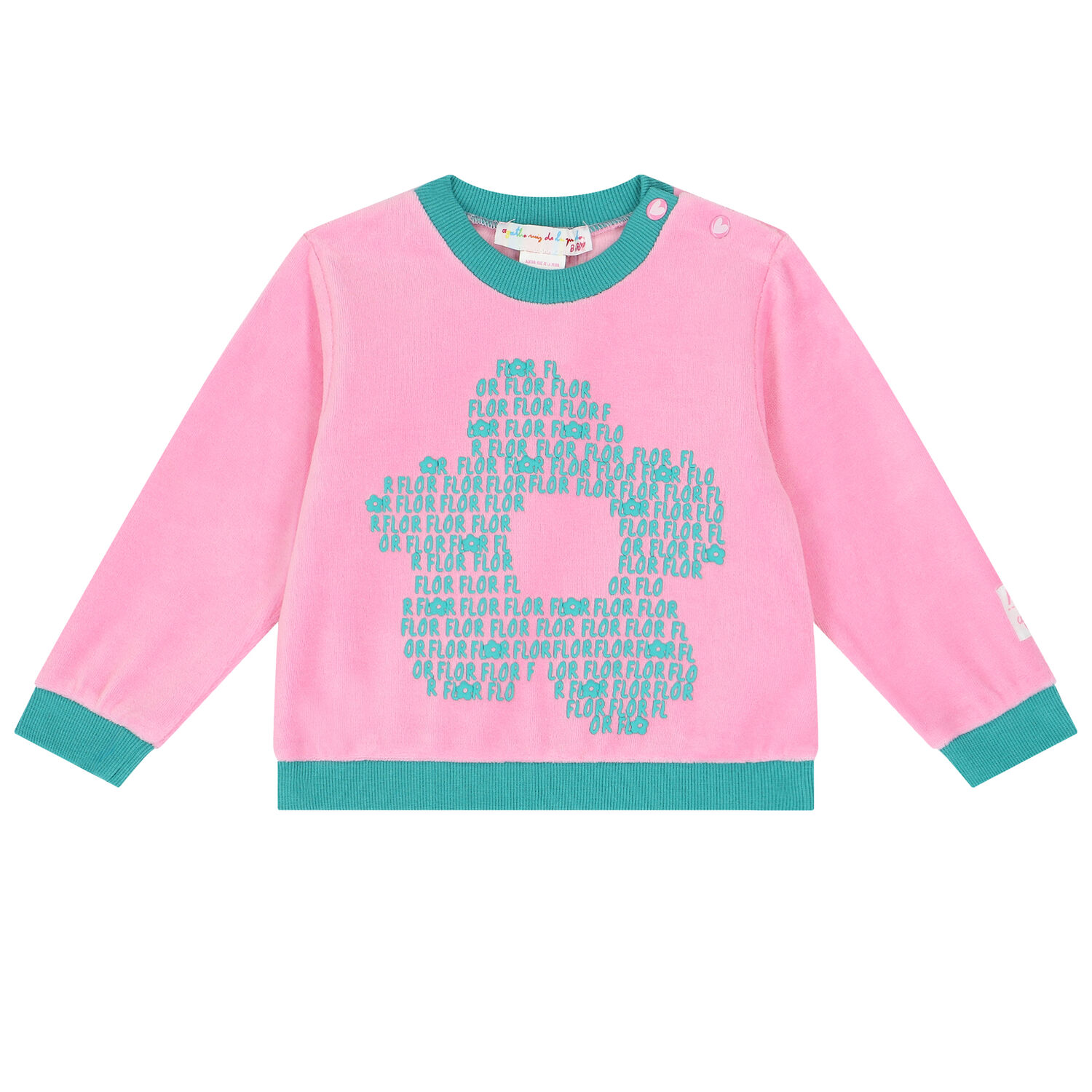 Girls Pink & Green Skirt Set, 1, hi-res