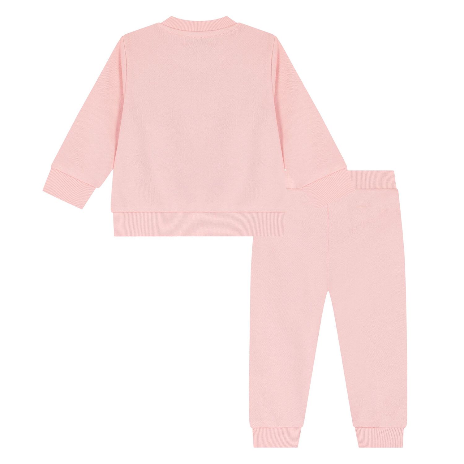 Younger Girls Pink Tiger Logo Tracksuit, 2, hi-res image number null