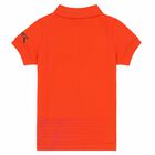 Boys Orange Aston Martin Polo Shirt, 1, hi-res