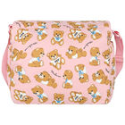 Pink Teddy Logo Baby Changing Bag, 4, hi-res