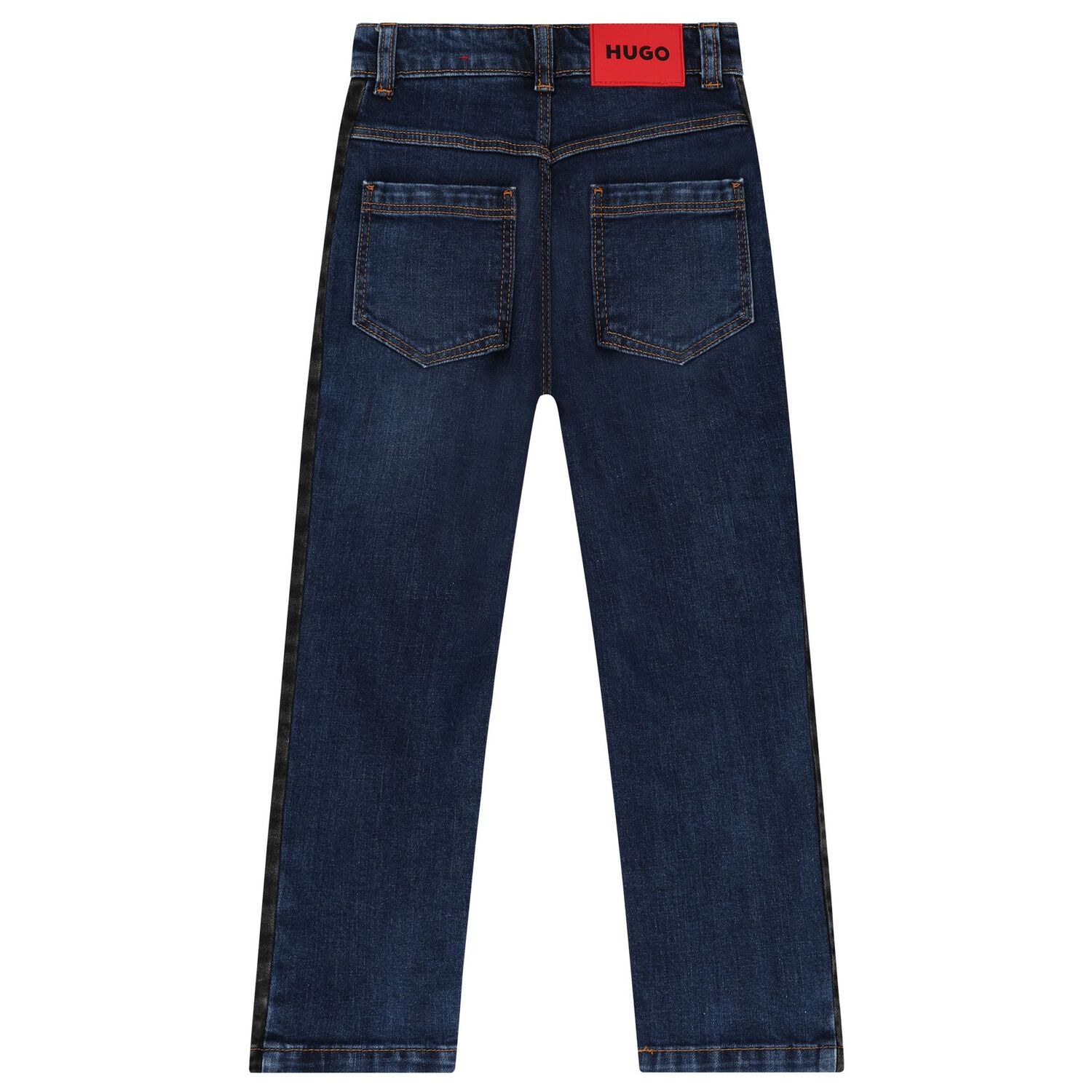 Girls Blue Denim Jeans, 1, hi-res