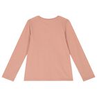 Girls Pink Cotton Jersey Top, 2, hi-res