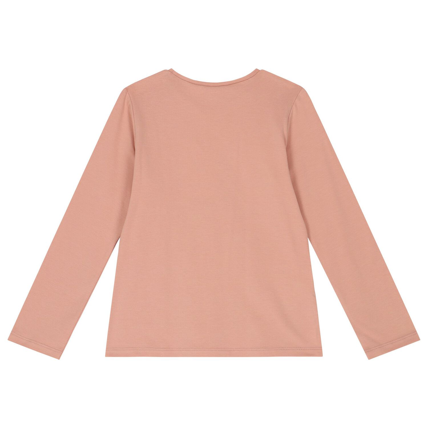 Girls Pink Cotton Jersey Top, 2, hi-res image number null