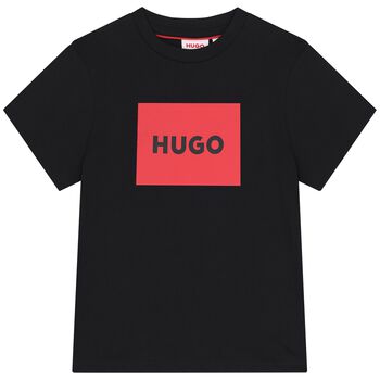 Boys Black Logo T-Shirt 