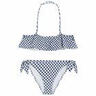 Girls Navy & White Bikini, 1, hi-res