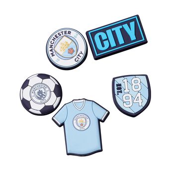 Manchester City 5 Pack Jibbitz Crocs Charms 5Pck