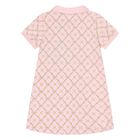 Younger Girls Pink Logo Polo Dress, 2, hi-res