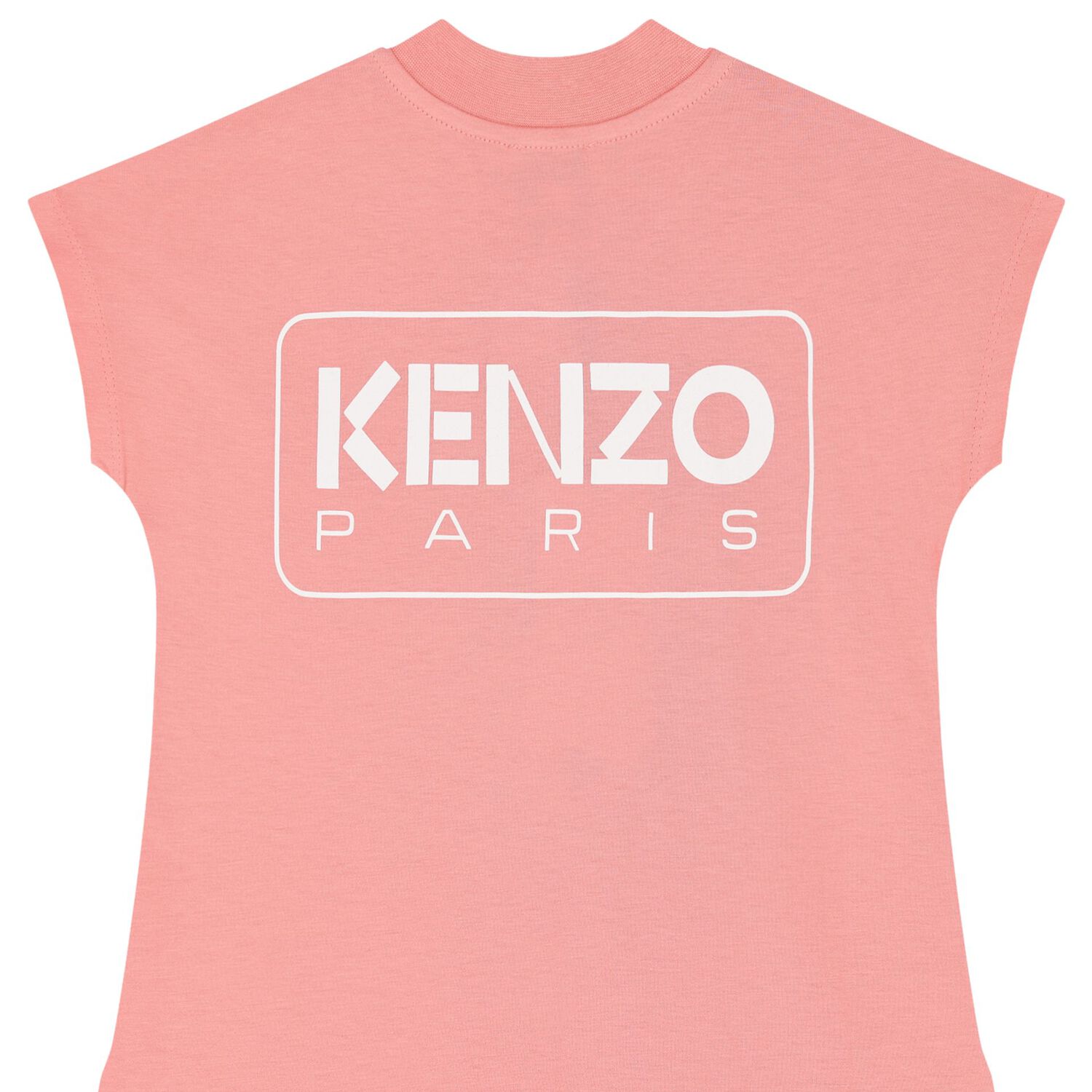 Girls Pink Logo Dress, 1, hi-res