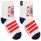 Boys Black & White Marvel Logo Socks ( 3-Pack ), 1, hi-res