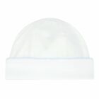 Baby Boys White & Blue Smocked Hat, 1, hi-res