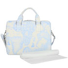 Blue Geo Map Baby Changing Bag, 2, hi-res