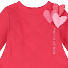 Girls Pink Tulle Hearts Dress Set, 1, hi-res