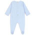 Baby Boys Blue Logo Babygrow Gift Set, 2, hi-res