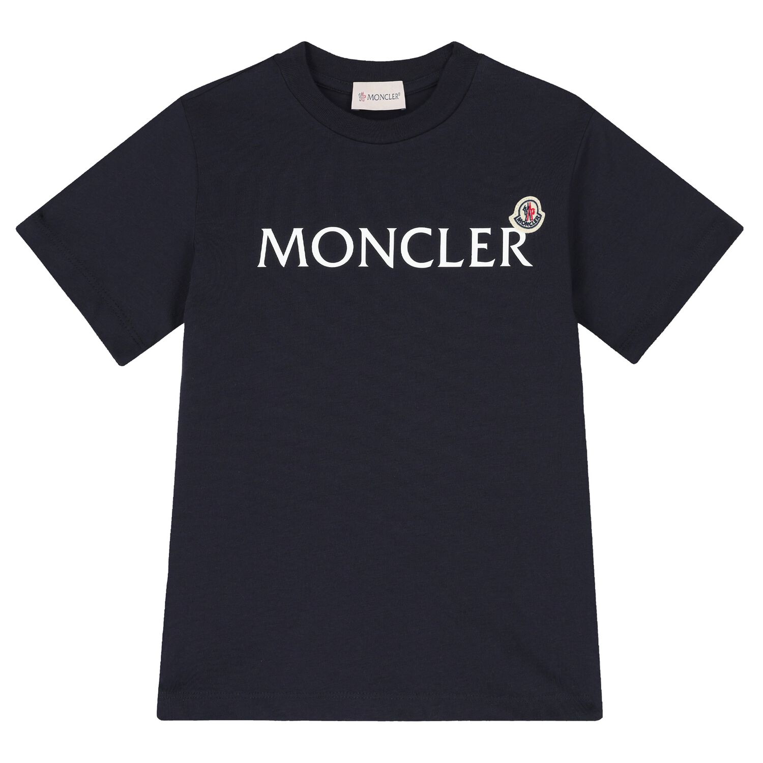 Boys Navy Blue Logo T-Shirt, 1, hi-res