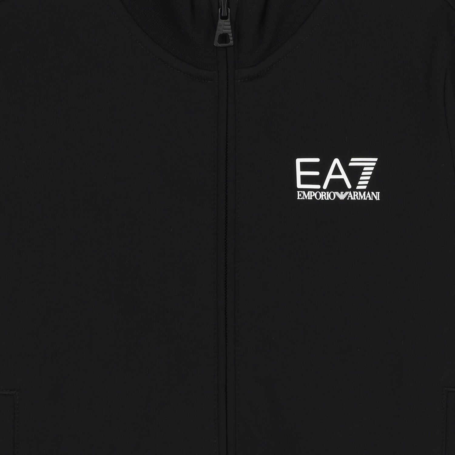 Boys Black Logo Tracksuit, 2, hi-res