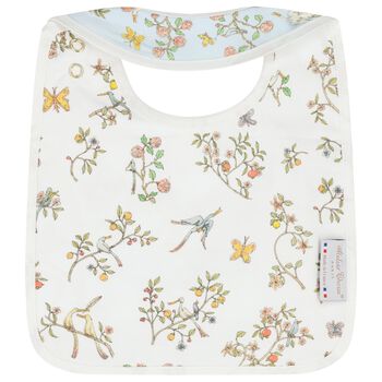 Baby Boys Blue & Ivory In Bloom Bib