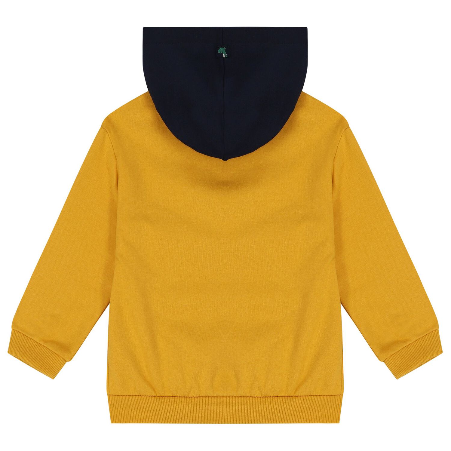 Younger Boys Navy Blue, Grey & Yellow 3 Piece Tracksuit Set, 1, hi-res image number null