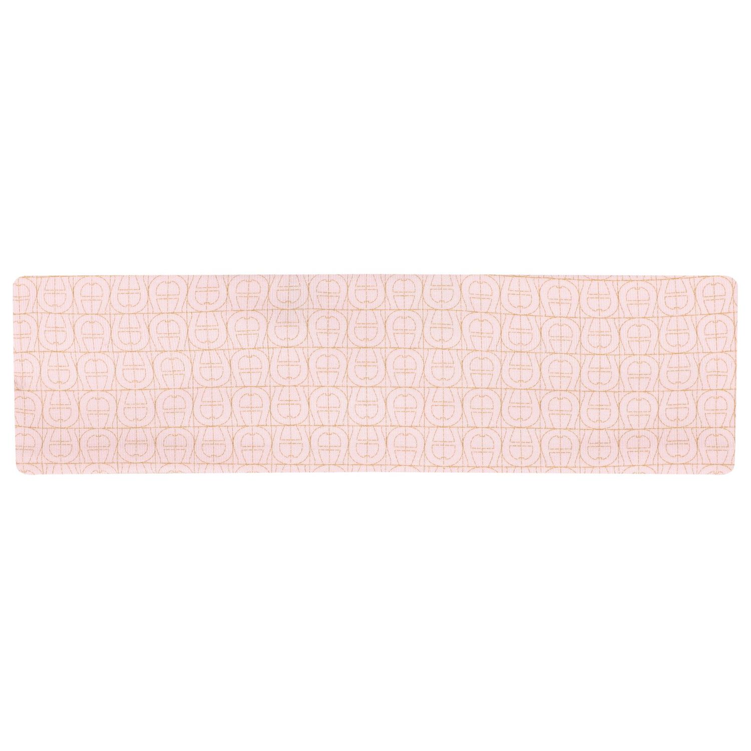 Baby Girls Pink Logo Headband, 2, hi-res