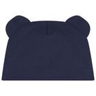 Navy Blue Teddy Bear Logo Babygrow Gift Set , 2, hi-res