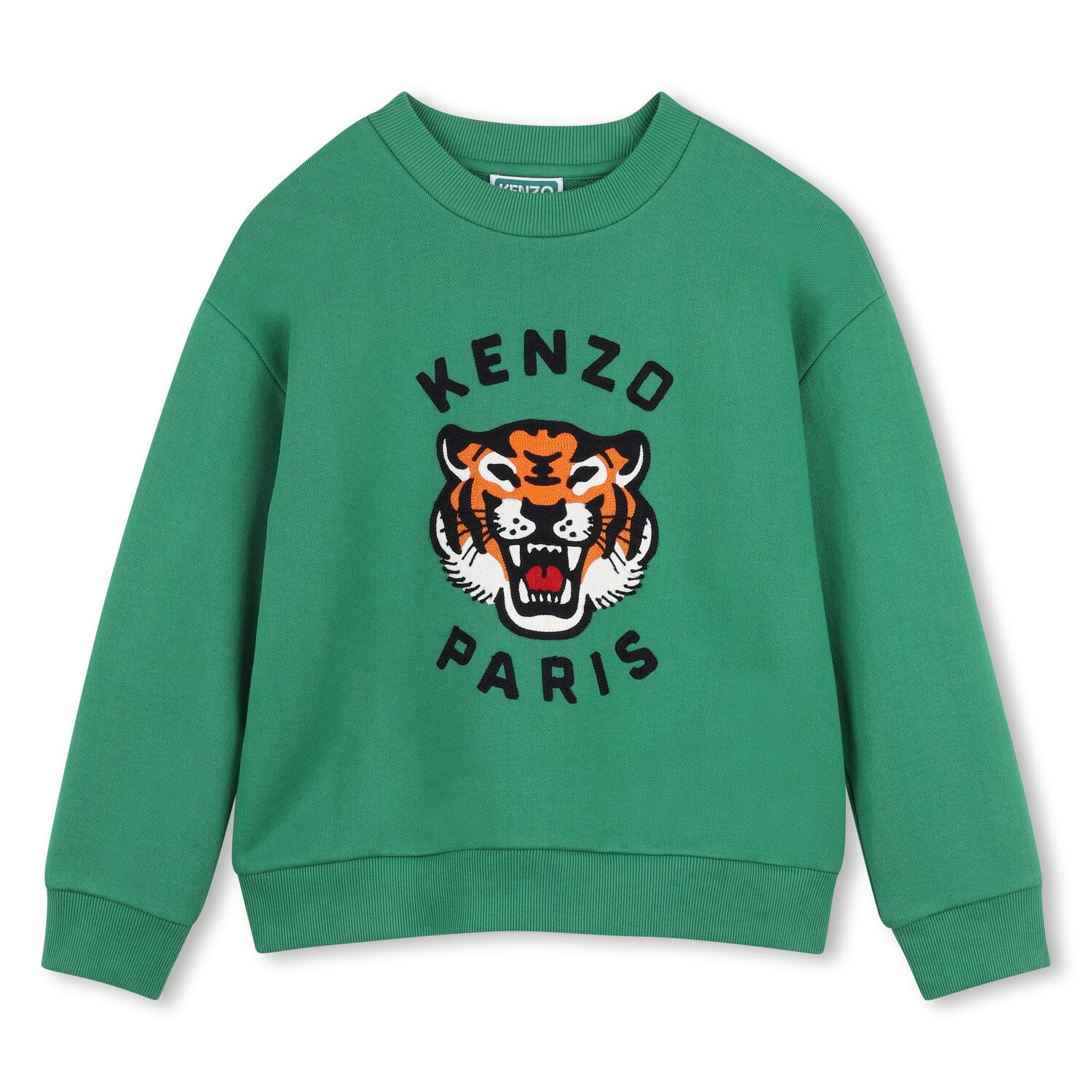 Green Tiger Logo Sweatshirt, 3, hi-res