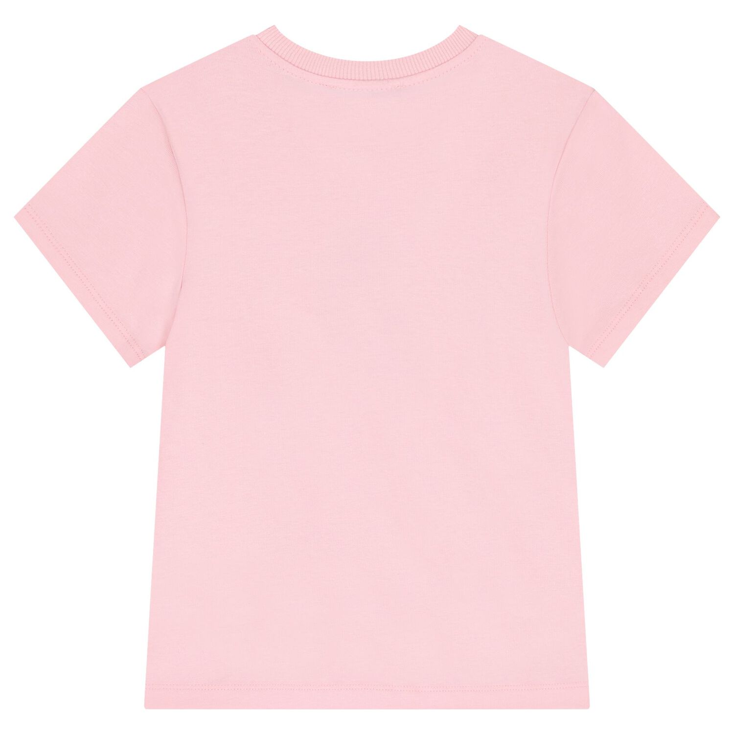 Girls Pink Teddy Bear Logo T-Shirt, 3, hi-res