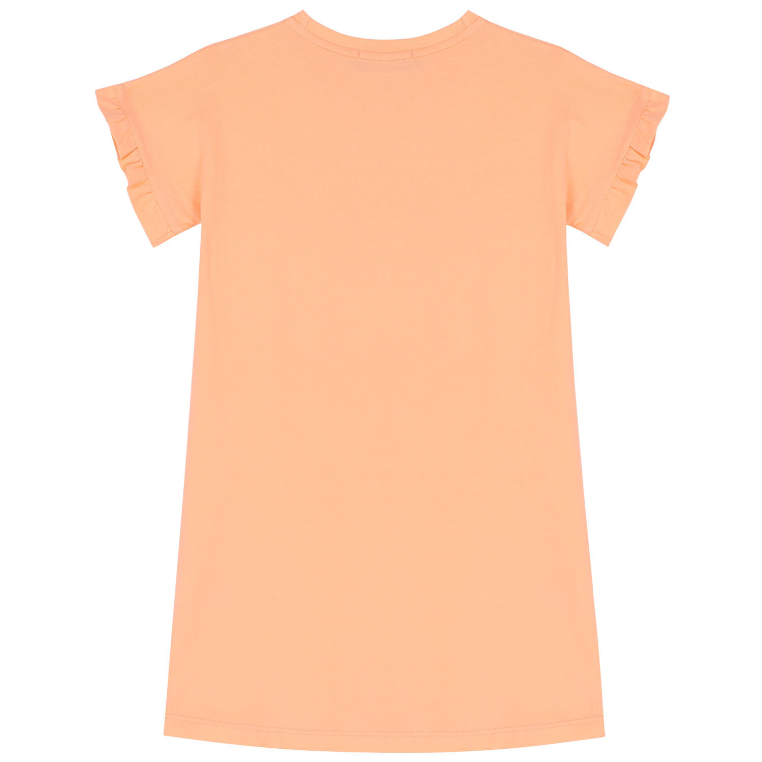 Girls Orange Logo Dress, 3, hi-res