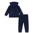 Baby Boys Navy Tracksuit, 1, hi-res