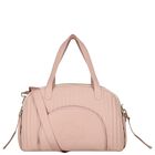 Pink Faux Leather Quilted Baby Changing Bag, 3, hi-res