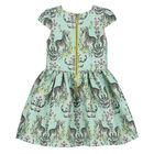 Girls Green Marty Dress, 1, hi-res
